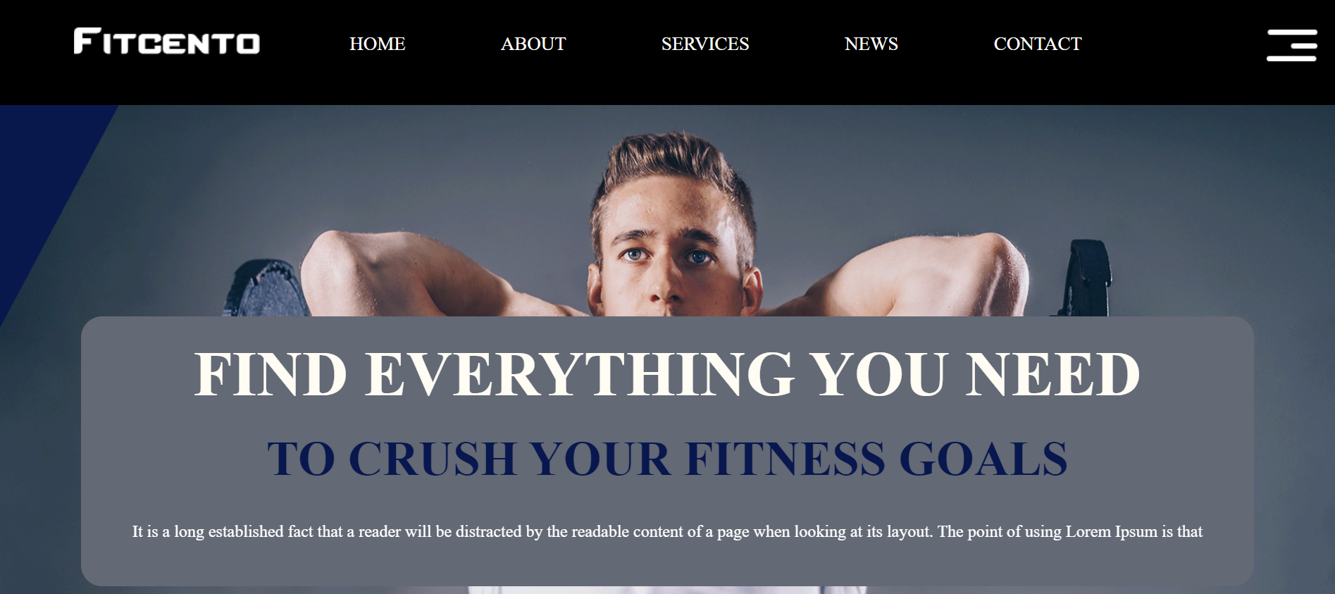Fitness Page